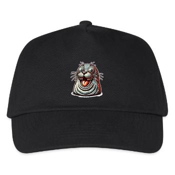 Seal seal - Kids’ Baseball Cap - black - Front