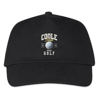 Golf - Kinder Basecap - Schwarz - Vorne