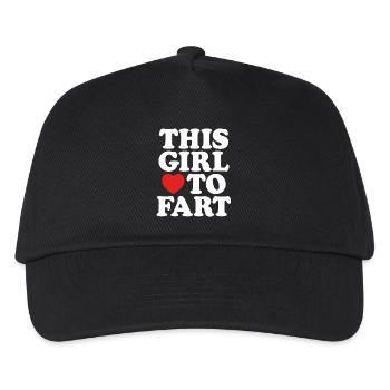 J’adore péter des blagues drôles de phrases de pet - Casquette de baseball Enfant - noir - Devant