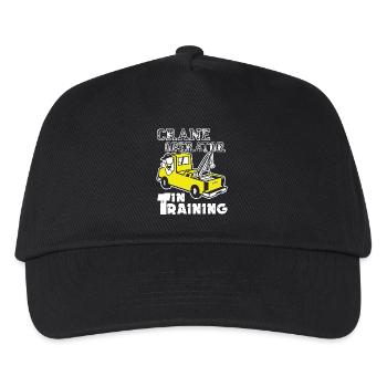 Crane Operator In Training - Kids’ Baseball Cap - black - Front