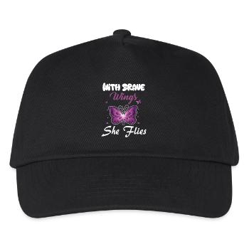 Wings - Kinder Basecap - Schwarz - Vorne