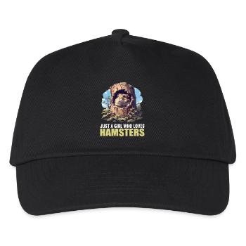 Hamster - Kids’ Baseball Cap - black - Front
