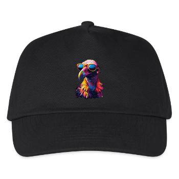 Geier - Kinder Basecap - Schwarz - Vorne
