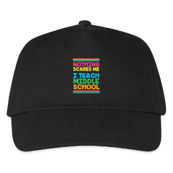Middle School Teachers - Kids’ Baseball Cap - black - Front