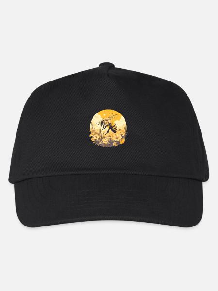Bienen Biene - Kinder Basecap - Schwarz