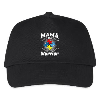 Autism Awareness Mama Of A Warrior Autism - Kids’ Baseball Cap - black - Front