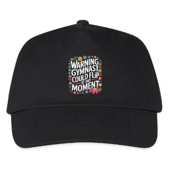 Turnen Turner Gymnastik - Kinder Basecap - Schwarz - Vorne