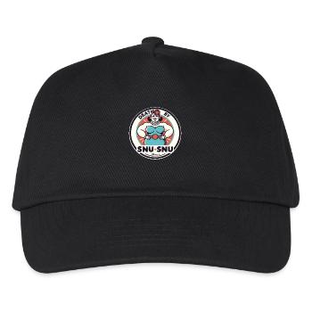 Große starke Frau, Death by Snu Snu - Kinder Basecap - Schwarz - Vorne
