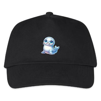 Seal seal - Kids’ Baseball Cap - black - Front
