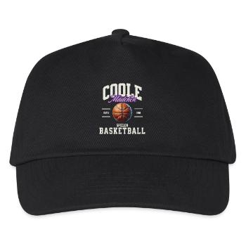 Basketball Frauen Mädchen - Kinder Basecap - Schwarz - Vorne