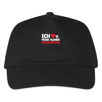 I love my blonde sweetheart lady - Kids’ Baseball Cap - black - Front
