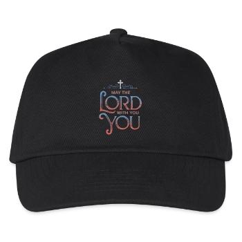 May the lord be with you - Kids’ Baseball Cap - black - Front