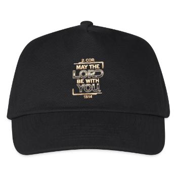 May the lord be with you - Kids’ Baseball Cap - black - Front