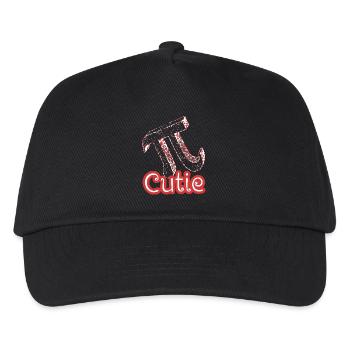 Pi Day Cutie Pi - Kids’ Baseball Cap - black - Front