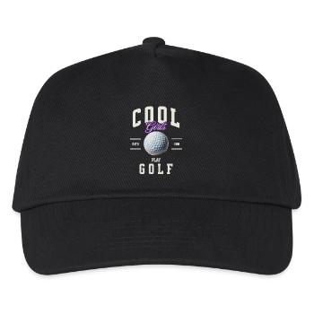 Golf Golfer - Kids’ Baseball Cap - black - Front