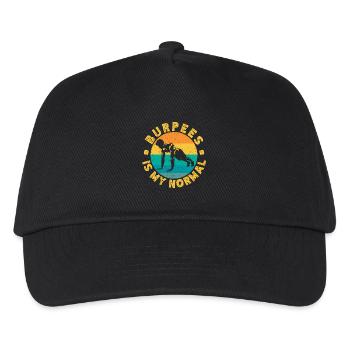 Fitness Fanatics Burpees Is My Normal Calisthenics - Kinder Basecap - Schwarz - Vorne