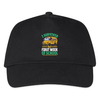 Student life, start of school, school survived - Kids’ Baseball Cap - black - Front