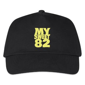 82 - Kids’ Baseball Cap - black - Front
