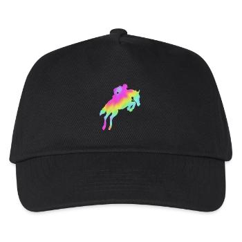Show Jumping Show Jumping - Kids’ Baseball Cap - black - Front