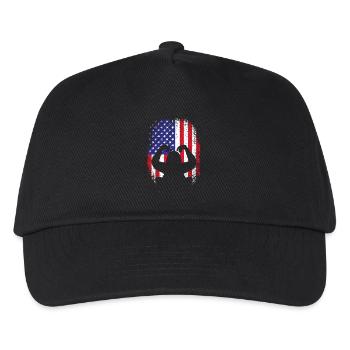 Orang-outan - Casquette de baseball Enfant - noir - Devant