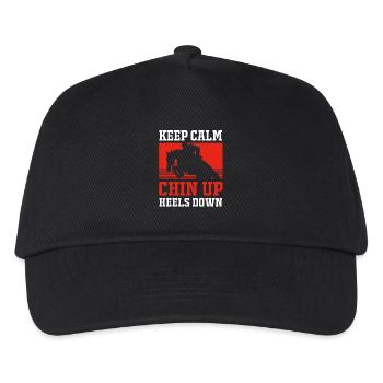 Show Jumping Show Jumping - Kids’ Baseball Cap - black - Front