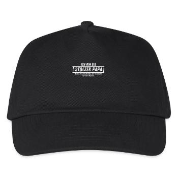 Stolzer Papa - Lustiger Spruch Witziges Geschenk - Kinder Basecap - Schwarz - Vorne