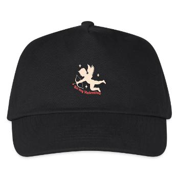 Be My Valentine Cupidon la Saint-Valentin - Casquette de baseball Enfant - noir - Devant