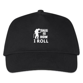 Firefighter This Is How Firefighter Roll - Kids’ Baseball Cap - black - Front