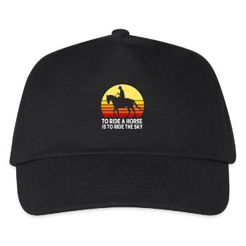 Show Jumping Show Jumping - Kids’ Baseball Cap - black - Front