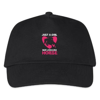 Show Jumping Show Jumping - Kids’ Baseball Cap - black - Front