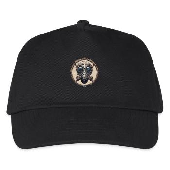 Masque Steampunk - Casquette de baseball Enfant - noir - Devant