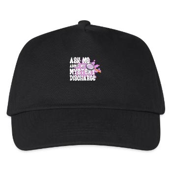 Ask me about my mysterious exit - Kids’ Baseball Cap - black - Front
