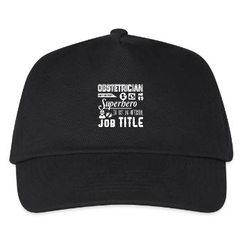 Obstetrician Is Not An Official Job Title - Kids’ Baseball Cap - black - Front