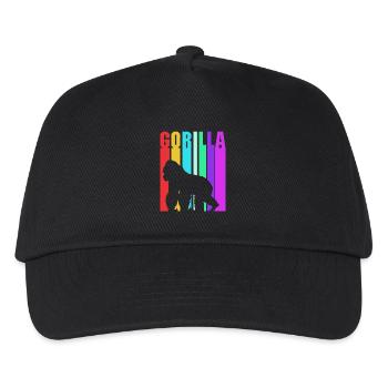 Gorilla - Kids’ Baseball Cap - black - Front