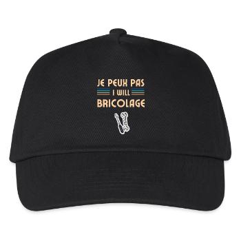 I can't I DIY - Kids’ Baseball Cap - black - Front