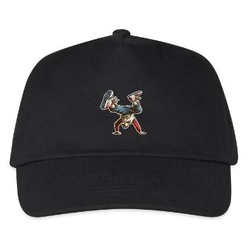 Breakdance - Casquette de baseball Enfant - noir - Devant