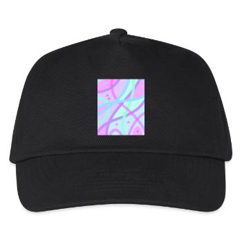 Pastell - Kinder Basecap - Schwarz - Vorne