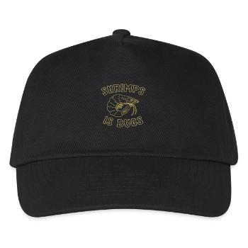 Shrimps Is Bugs Fun Seafood Design for - Kids’ Baseball Cap - black - Front