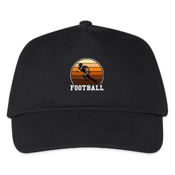 American Football - Kinder Basecap - Schwarz - Vorne