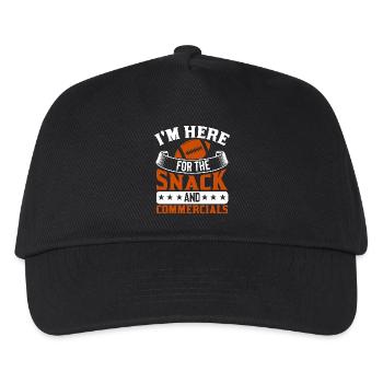 American Football - Kinder Basecap - Schwarz - Vorne