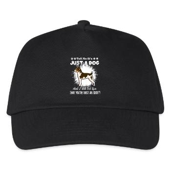 Rat Terrier Tell Me It's Just A Dog - Kids’ Baseball Cap - black - Front