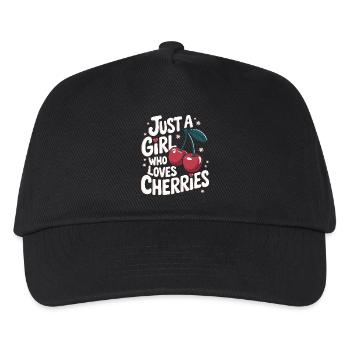 Cherries Cherries Fruits Food - Kids’ Baseball Cap - black - Front