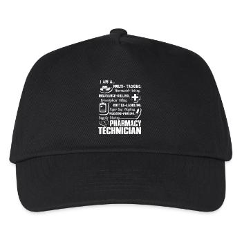 Pharmacy Technician I Am A Pharmacy Technician - Kids’ Baseball Cap - black - Front