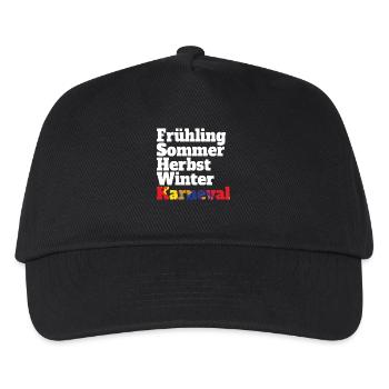 Carnival Fifth Season Kölsch Fastelovend Cologne - Kids’ Baseball Cap - black - Front