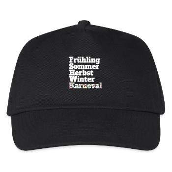 Carnival Fifth Season Kölsch Fastelovend Cologne - Kids’ Baseball Cap - black - Front