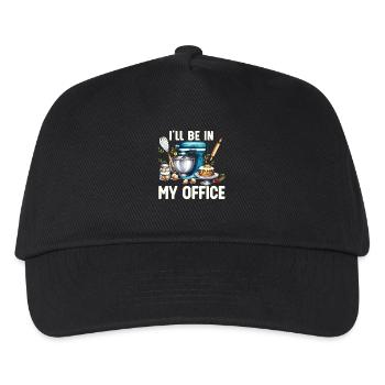 Ich Bin In Meinem Büro: Küchenliebhaber und - Kinder Basecap - Schwarz - Vorne