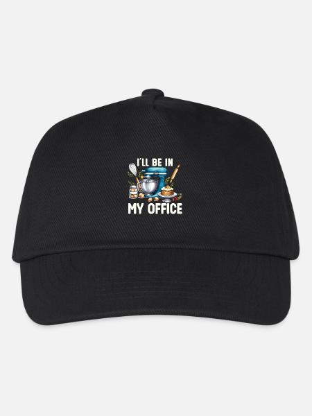 Ich Bin In Meinem Büro: Küchenliebhaber und - Kinder Basecap - Schwarz