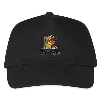 VORSICHTIG - Kinder Basecap - Schwarz - Vorne