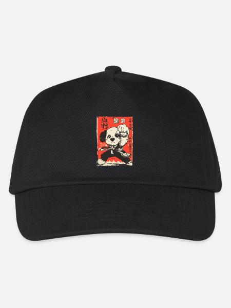 Asiatischer Kampfsport Dojo-Hund - Kinder Basecap - Schwarz