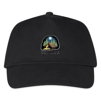 ZELTE IM WALD - Kinder Basecap - Schwarz - Vorne